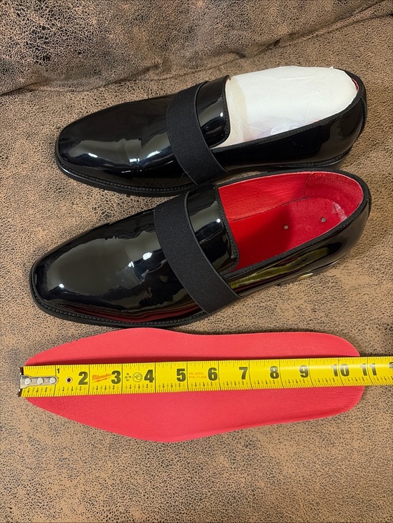 Men\'s Tuxedo Patent Leather Loafers Dress Wedding Shoes Size 8 main image 10
